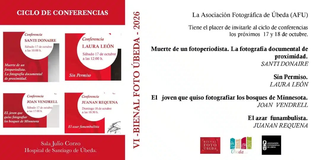 VI Bienal Foto Úbeda: ciclo de conferencias fotográficas