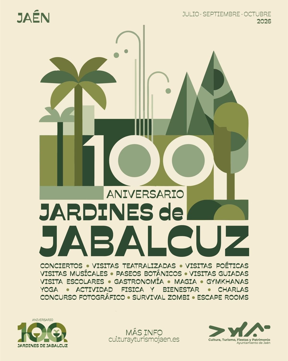 Clausura del Centenario de los Jardines de Jabalcuz