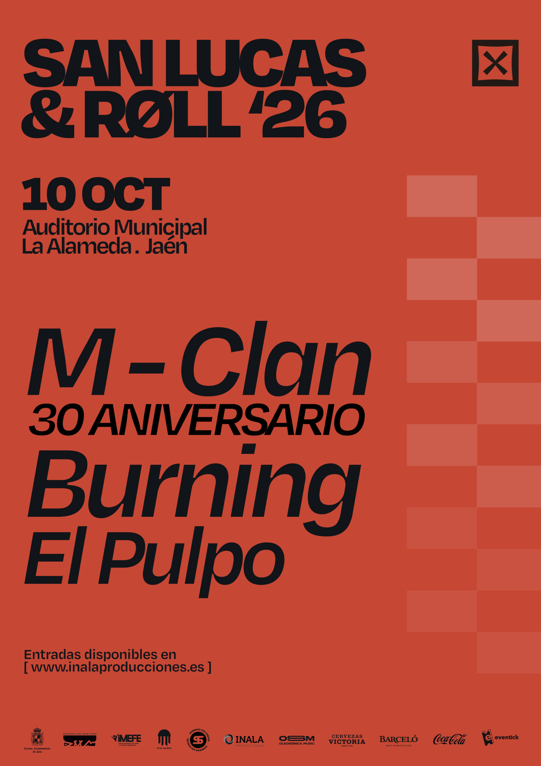 San Lucas & Roll 2026: M-Clan, Burning y El Pulpo