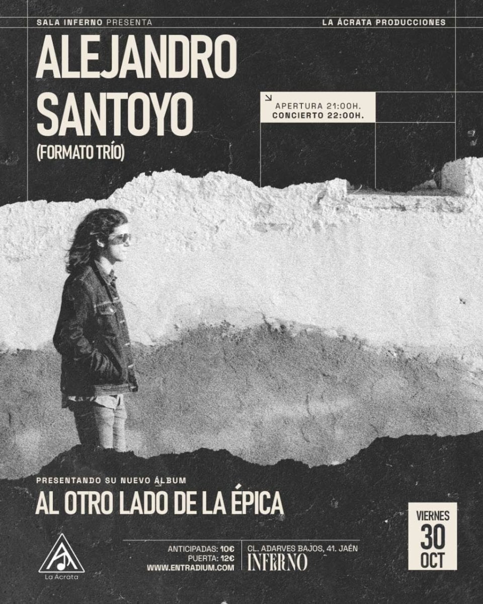 Alejandro Santoyo (formato trío) – «Al otro lado de la épica»
