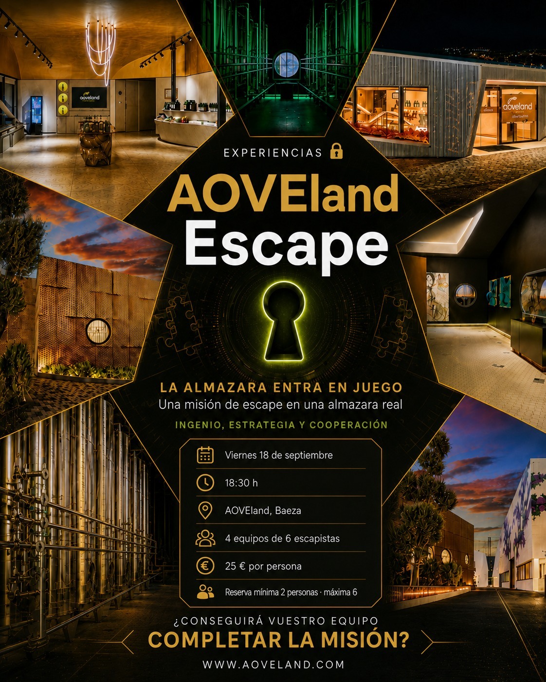 AOVEland Escape — Escape Room del aceite (Baeza)