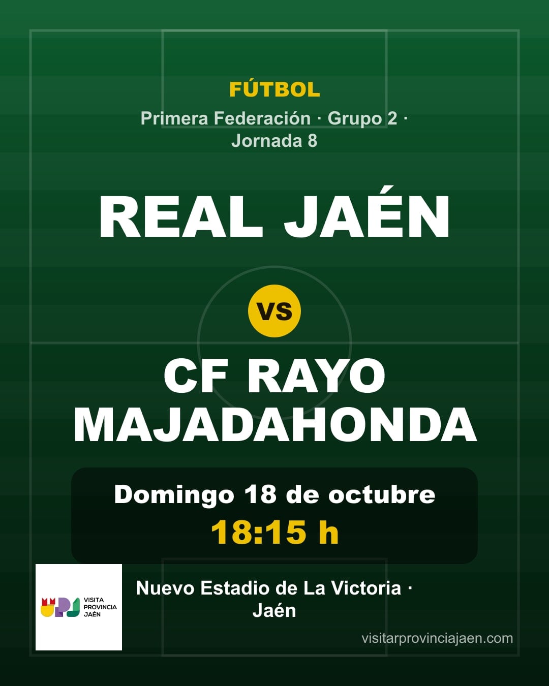 Real Jaén – CF Rayo Majadahonda (Primera Federación)