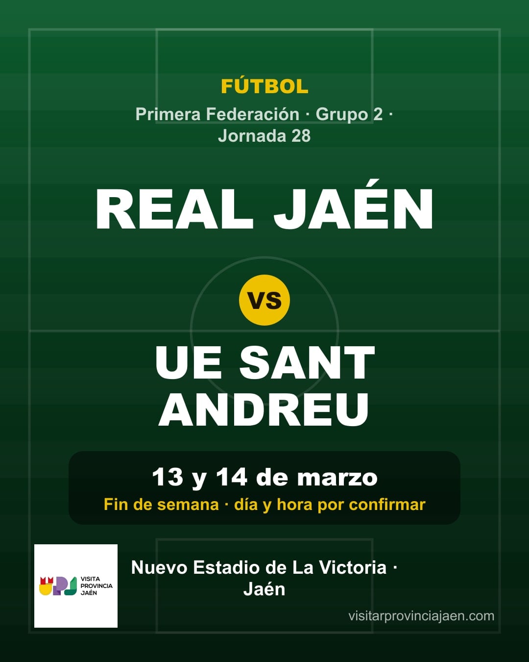 Real Jaén – UE Sant Andreu (Primera Federación)