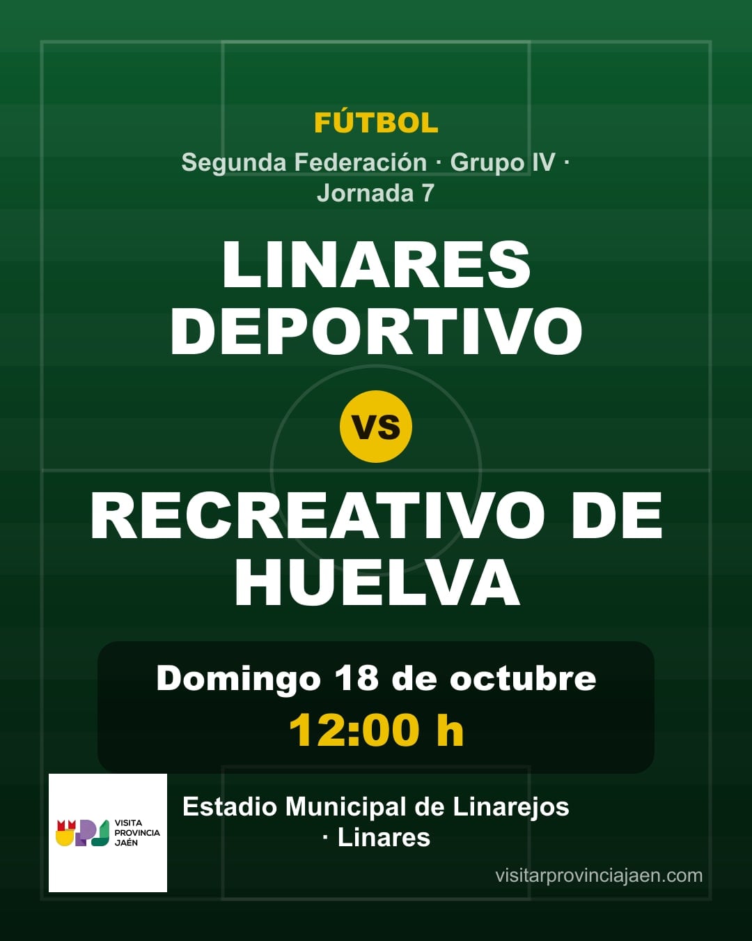 Linares Deportivo – Recreativo de Huelva (Segunda Federación)