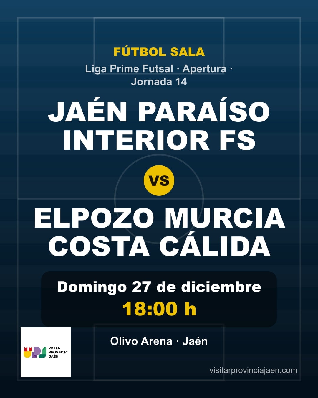 Jaén Paraíso Interior FS – ElPozo Murcia Costa Cálida (Liga Prime Futsal)