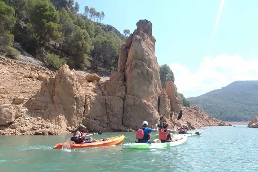 Tour en kayak por el embalse del Tranco