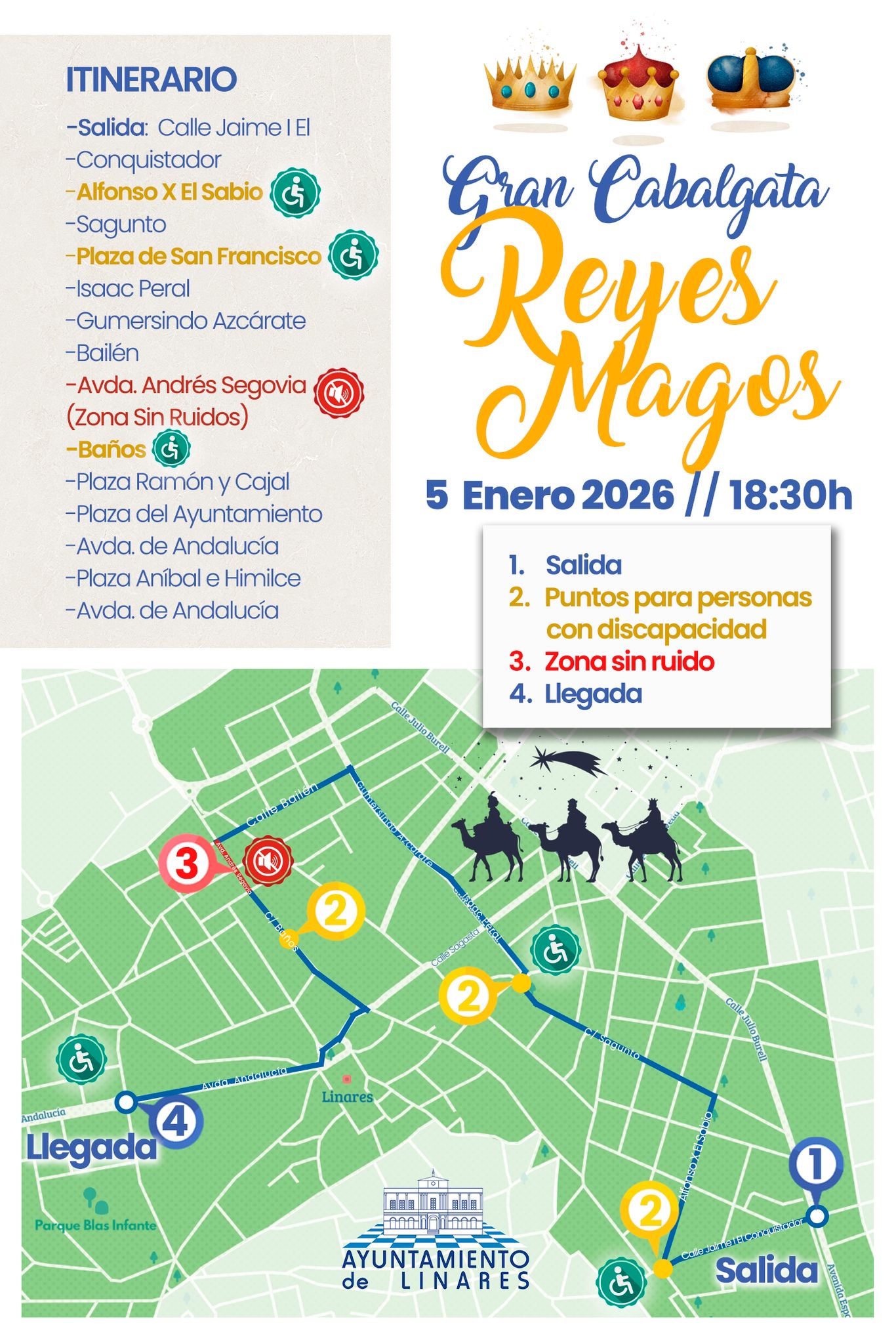Cabalgata de Reyes Magos - Linares 2027
