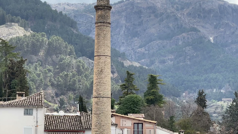 Chimenea de ladrillo
