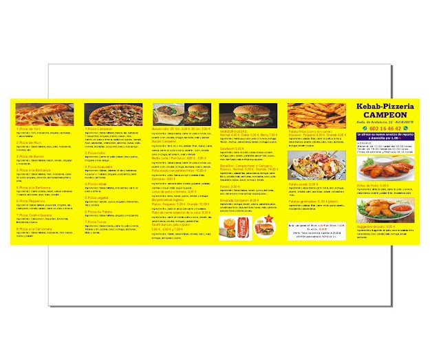 Kebab pizzería campeón Alcaudete